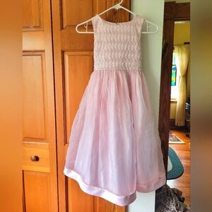 ❤️🩷❤️Cinderella brand event occasion dress pearls tulle full girls 7